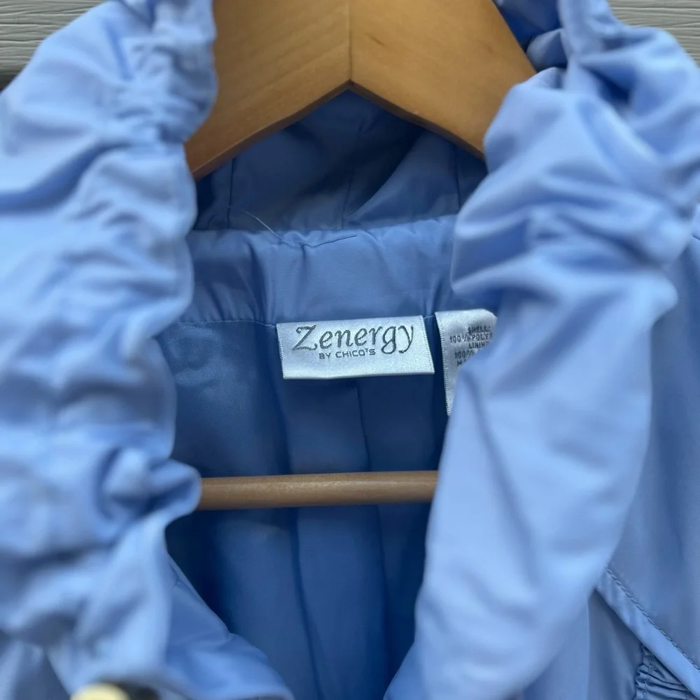 Zenergy Chicos size 2 (L) baby blue windbreaker jacket
